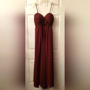 Bill Levkoff Burgundy Gown